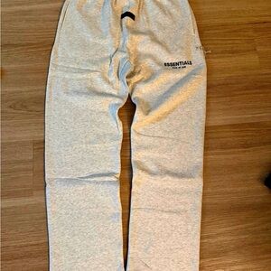 Essentials Heather Gray sweatpants small
